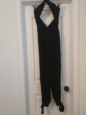 Lulus Lolinda Women's Black Halter Jumpsuit